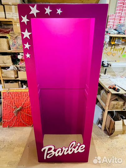 Коробка barbie фотозона