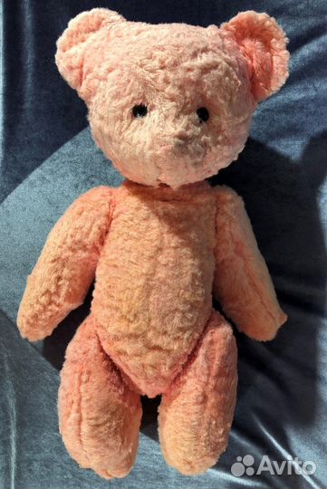 Большой плюшевый медведь игрушка СССР редкий