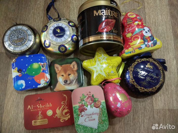 Жестяная банка разные виды