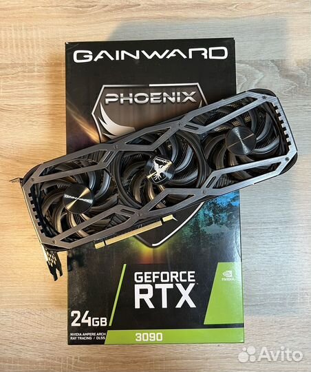 Gainward Phoenix RTX 3090 24Gb, обслужена