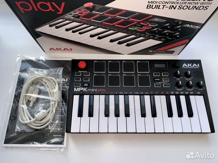Akai MPK Mini Play midi клавиатура контроллер