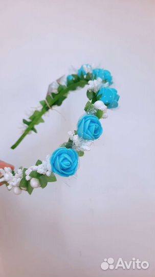 Ободок для волос ручной работы