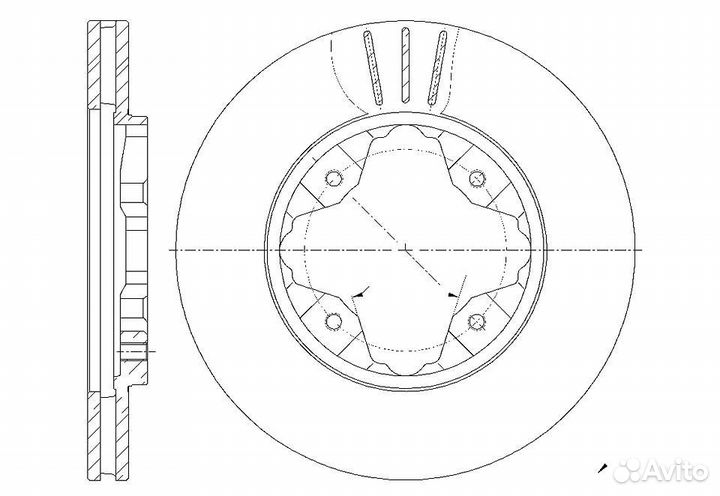 Диск тормозной