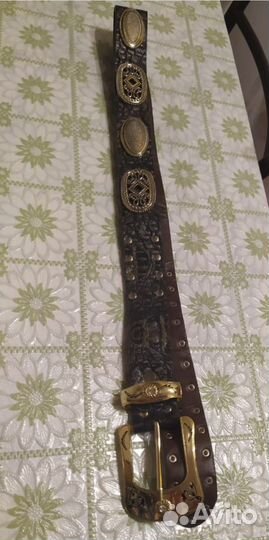 Ремень женский кожаный