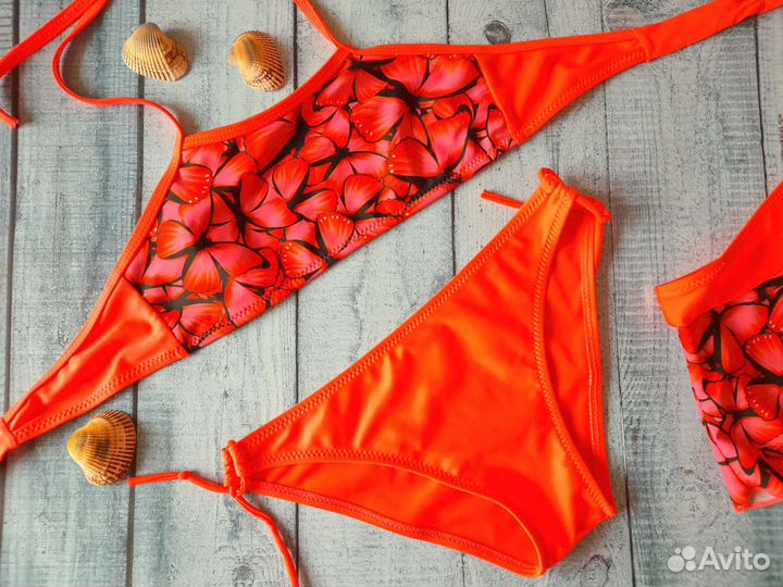 Купальник раздельный для девочки 140 146 152