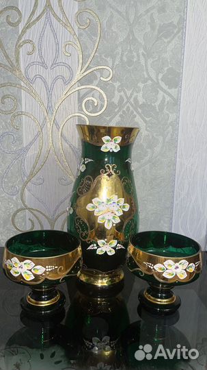 Вазы bohemia Богемия конфетницы