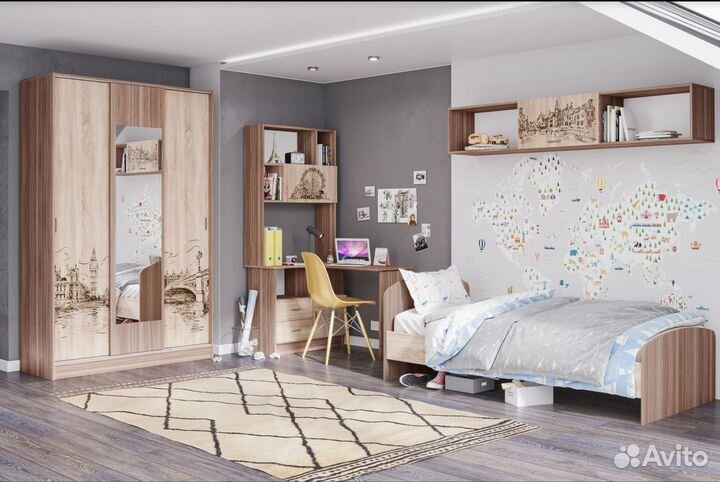 Угловой стол. Подростковая Орион