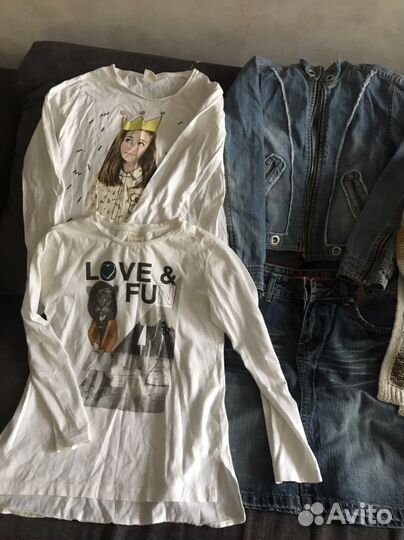 Вещи для девочки 140 пакетом