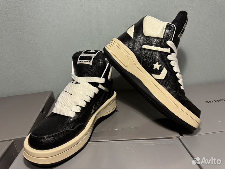 Rick owens drkshdw x converse turbowpn