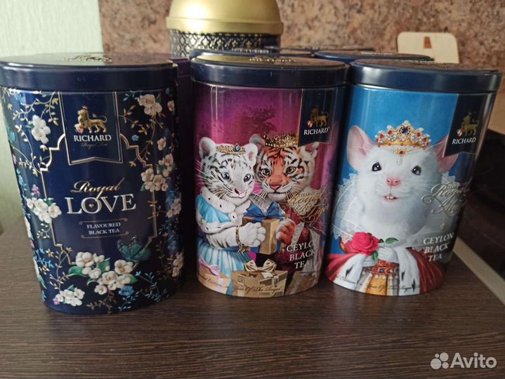 Жестяная банка из под чая