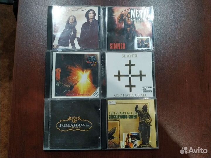 Продаю cd рок, металл