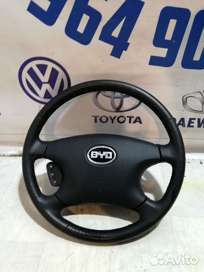Руль BYD F3 с AirBag и мультимедиа 06-13