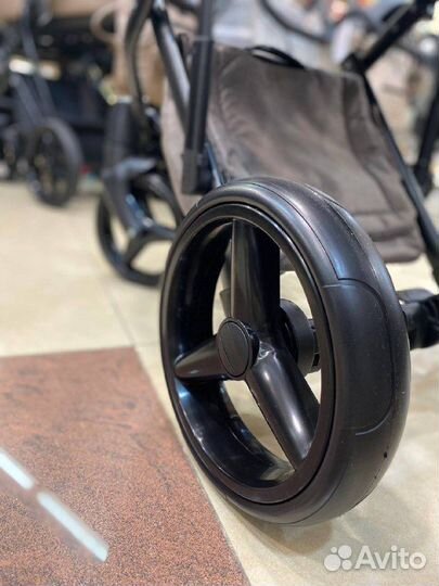 Коляска Adamex Luciano 2В1,3в1 комб, темно коричн