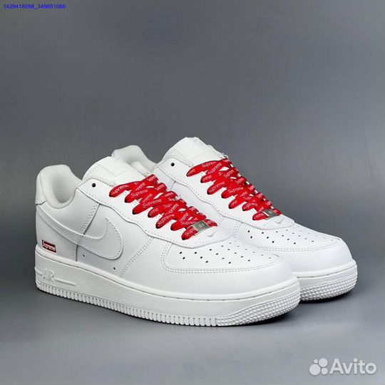 Кроссовки Nike Air Force 1 Low & Supreme (Арт.40513)
