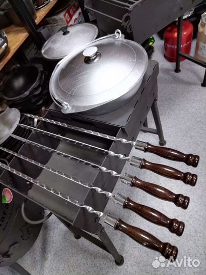 Мангал разборный, Мангал комбинированный