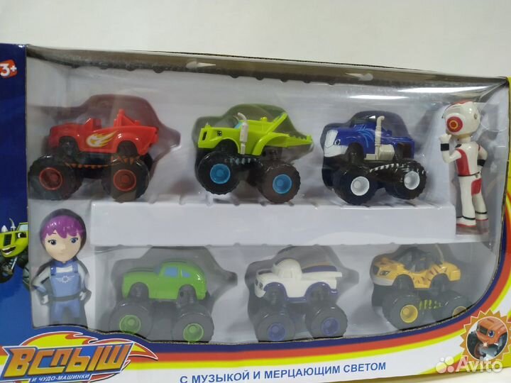 Игровой набор Вспыш и чудо машинки 6 в 1