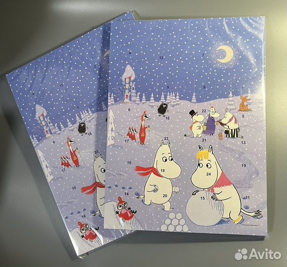 Шоколадный адвент-календарь с Муми-троллями