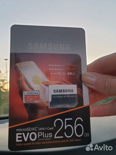 Карта памяти micro sd 256 class 10 4 k