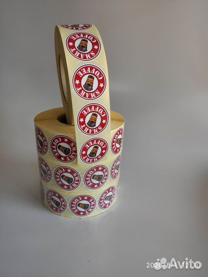 Наклейки с логотипом