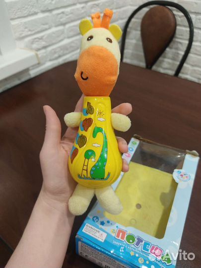 Игрушка Потеша Жирафик музыкальная