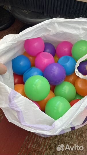 Шарики для бассейна детские разноцветные