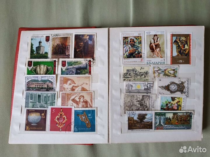 Альбом с марками СССР 3 шт. Набором