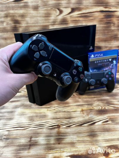 Sony Playstation 4 500Gb,2 геймпада, диск