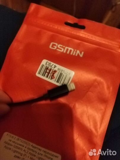 Переходник на наушники и зарядку iPhone