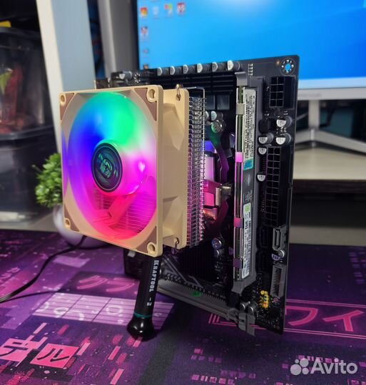 Комплект X99 micro 10 ядер 2666v3 кулер top flow