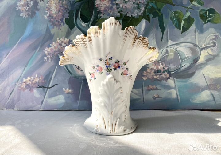 Антикварная ваза фарфор