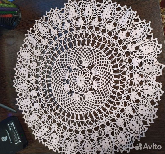 Салфетка вязанная
