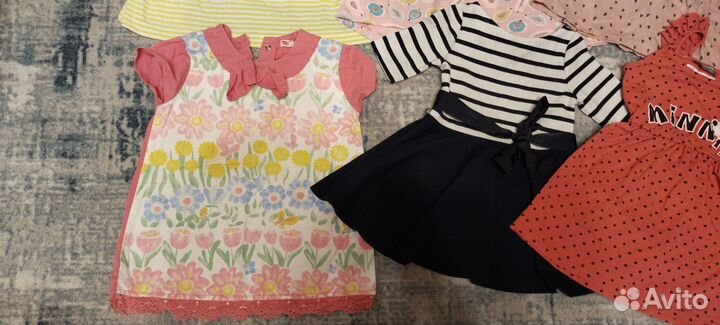 Детские вещи на девочку пакетом 86 92