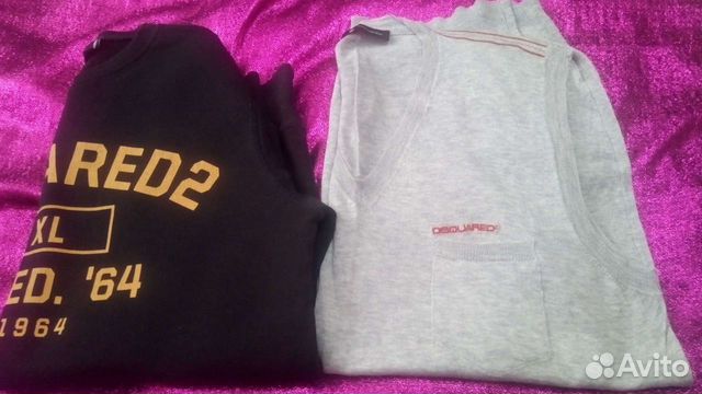 Жилет, свитшот Dsquared2,Armani.Оригинал,вышлю