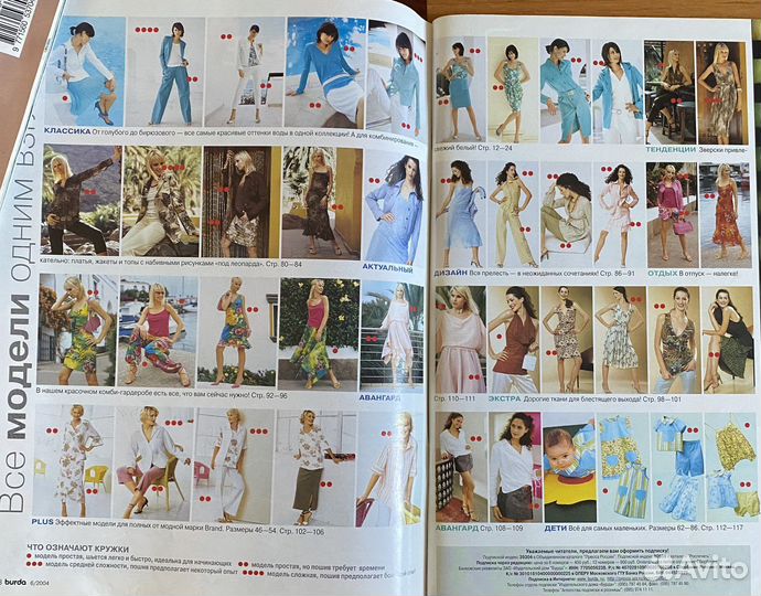 Журналы бурда,2004, 2007,2012