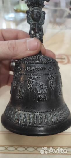 Статуэтка бронза колокольчик-ваджра
