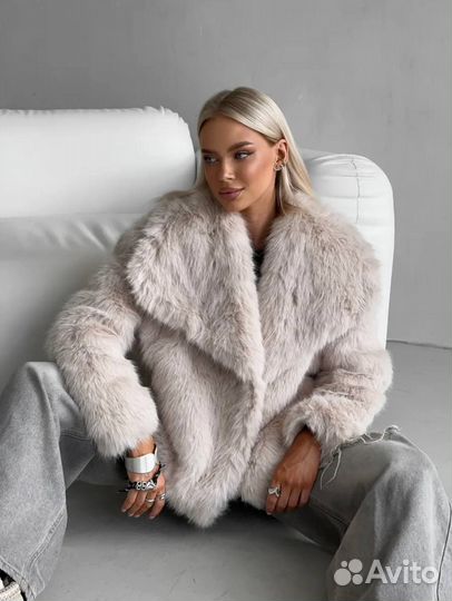 Шуба укороченная sela/zara