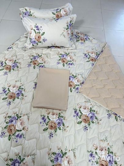 Белье постельное с готовым одеялом хлопок