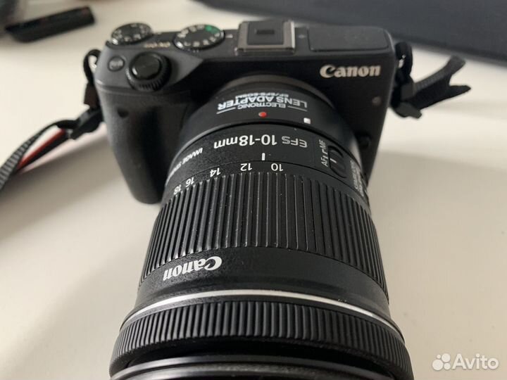 Canon eos m3 + переходник