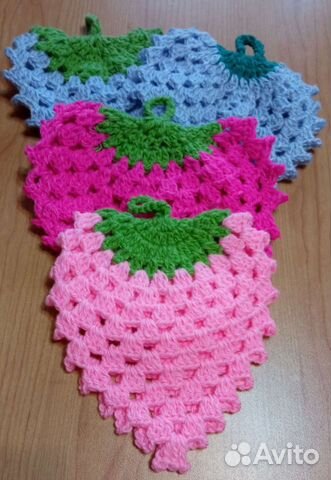 Прихватка под горячее ягодка