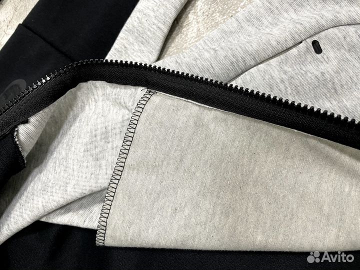 Костюм Nike tech fleece black/grey