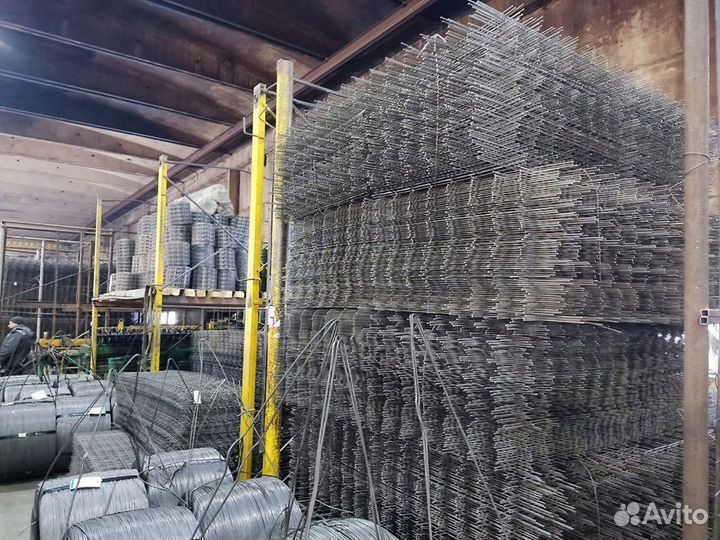 Сварная сетка оптом 125х125х4мм 1000х2000мм ту