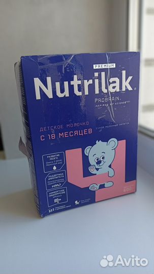 Смесь Nutrilak Премиум 4 18 мес+ 600г