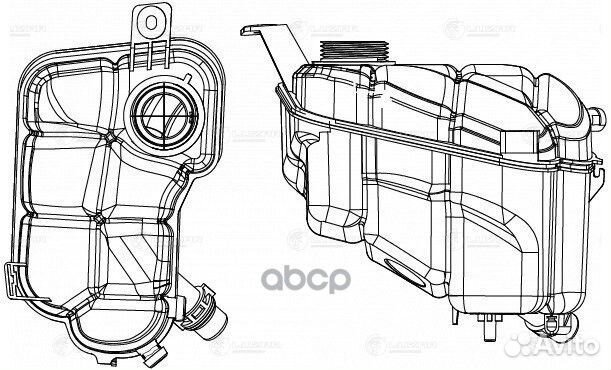 Бачок расширит. охл. жидкости ford mondeo IV