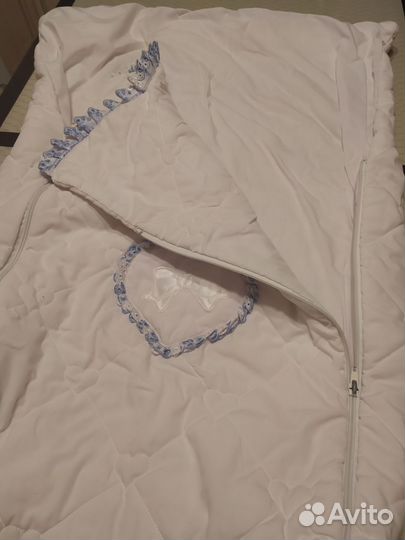 Одеяло конверт в коляску. Тëплый стëганный