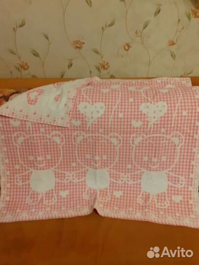 Простынь махровая детская