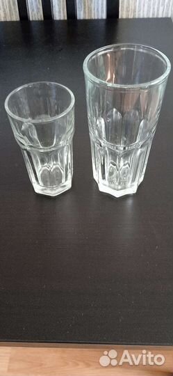 Посуда: стаканы, рюмки, вазы, креманки, кружки