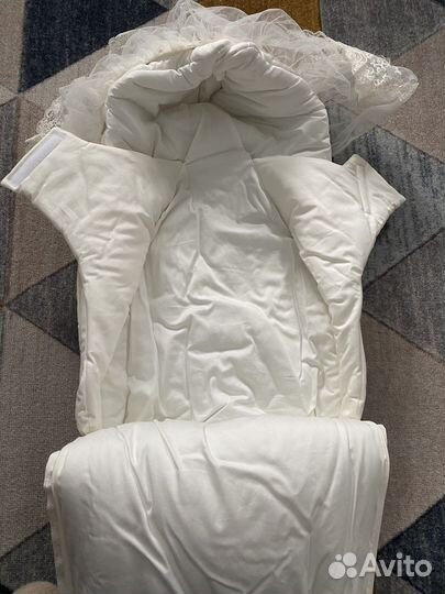 Детский конверт на выписку