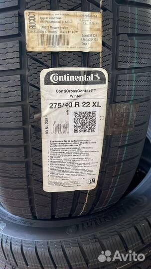 Continental ContiCrossContact Winter 275/40 R22 108V