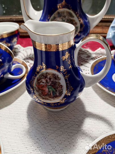 Кобальт. Кофейный сервиз. Германия