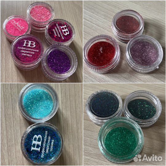 Блестки и декор для маникюра